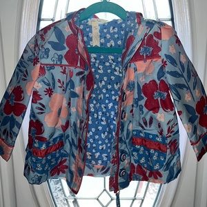 Little girls Matilda Jane raincoat.